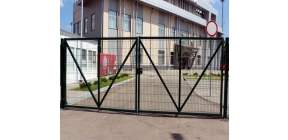 Ворота Распашные 4 метра - фото - 1